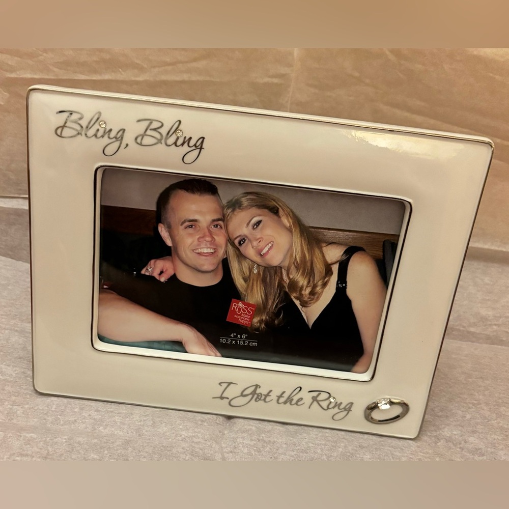 Frame 4x6  ‘Bling, Bling I got the Ring’